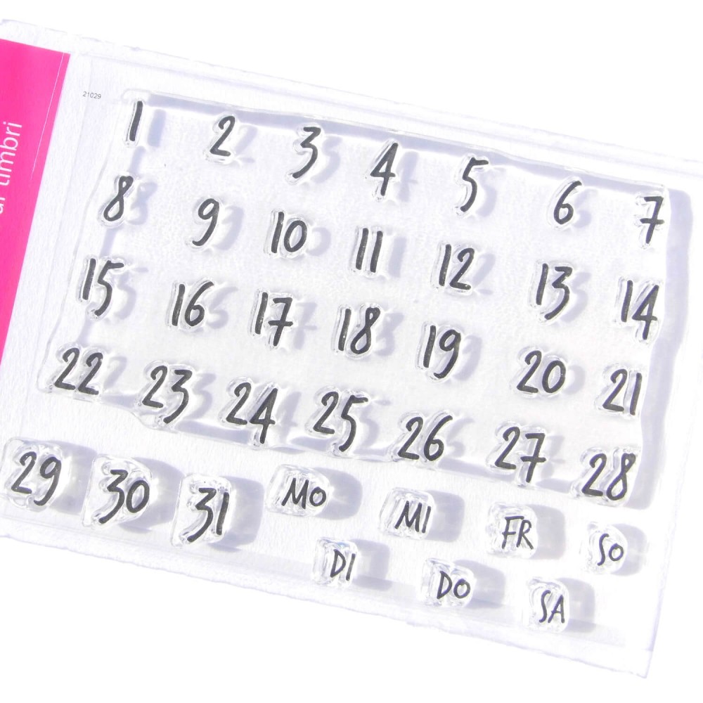 Clear Stamps Kalender Datum